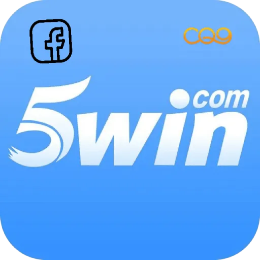 Imagem promovendo a página oficial da 5win no Facebook
